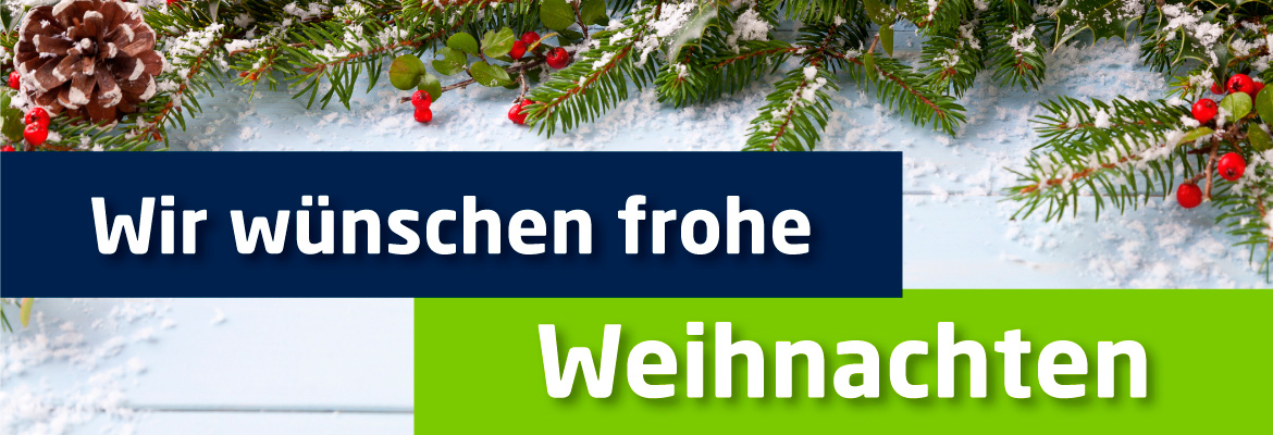 Wir wünschen frohe Weihnachten