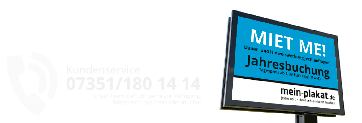 mietme Dauerwerbung Plakate online günstig buchen mietme Dauerwerbung Plakate online günstig buchen