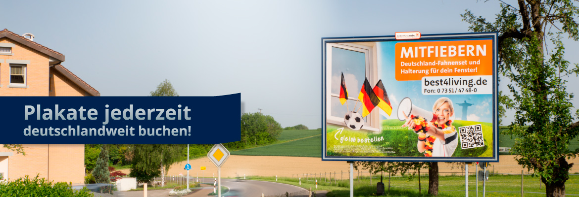 Plakatwerbung online buchen