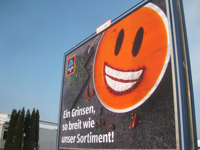 Plakatmotiv Ein Grinsen