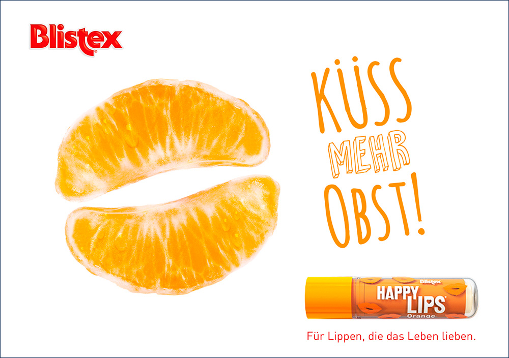 Plakatwerbung Blistex