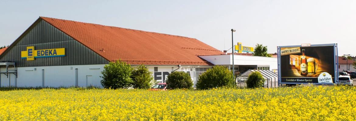 Attraktive Großfläche am PoS Attraktive Großfläche am PoS