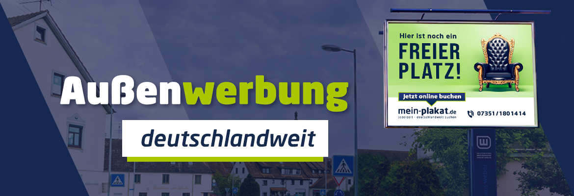 Aussenwerbung bei mein-plakat