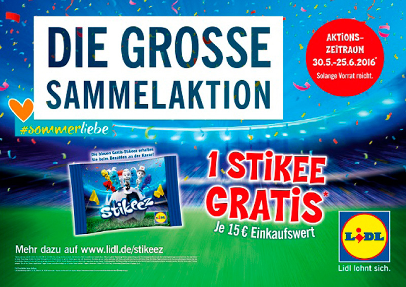 lidl aktions plakat