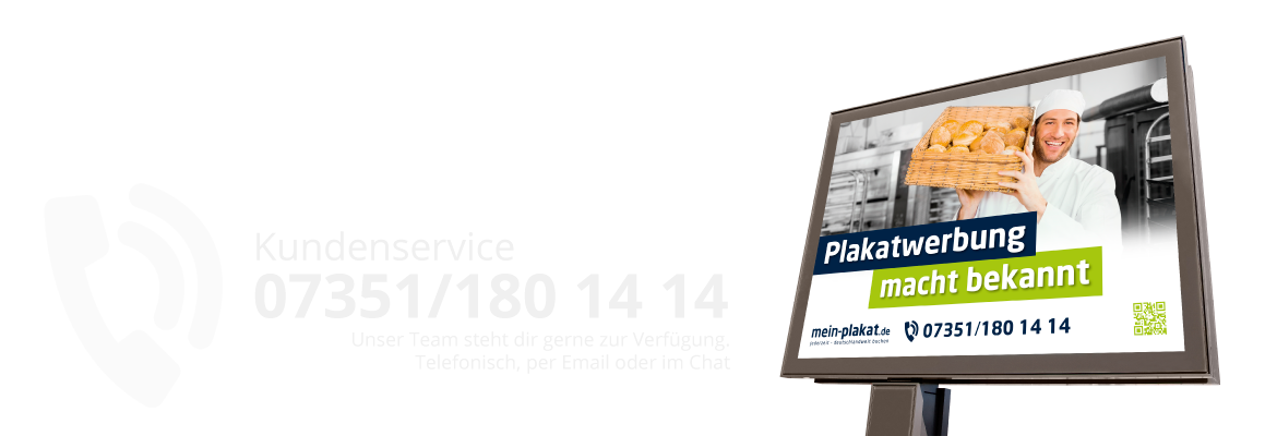 Plakatwerbung mein-plakat Kundenservice