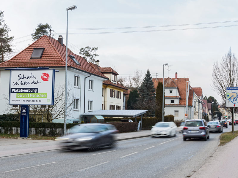 Werbetafel von mein plakat Biberach