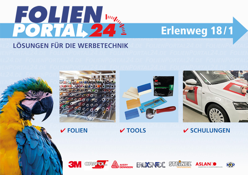 Dauerwerbung Folienportal