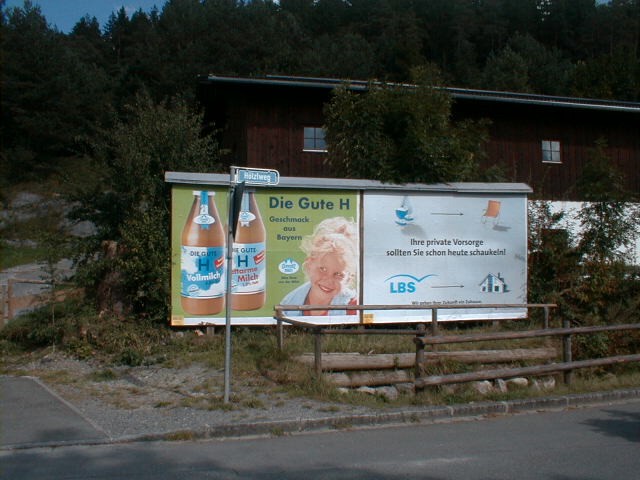 Münchner Straße 56 - Ecke Hölzlweg, Zufahrt Wank Bergbahn