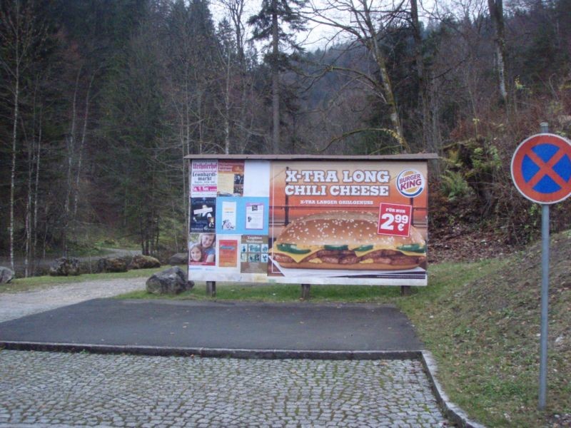 Hammersbach / Fußweg Höllentalklamm / Buswendeplatz