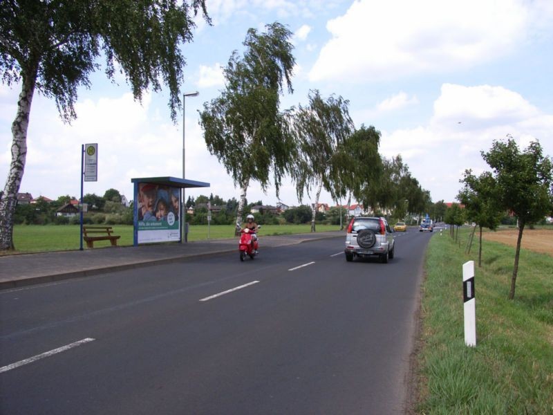 Uferstraße, Kreistr.853, Ausfahrt Kilianstädten, Bush.