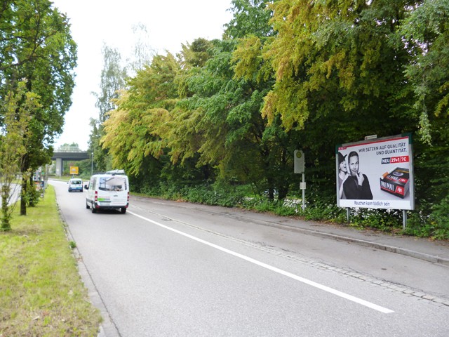 Füssener Straße, B 309, Bush. gg. Gartencenter Dehner