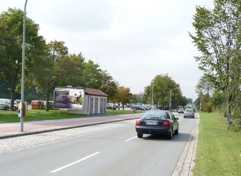 Schwedensteg, Zufahrt Fest/Parkplatz, Ortseingang (Trafo)