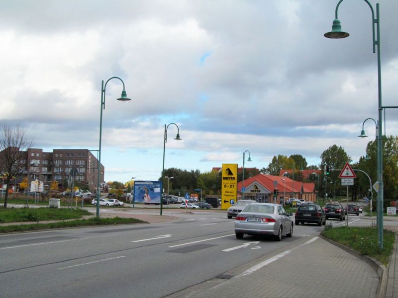 Satower Str/Am Karauschensoll/geg.Netto/neb. Einf-Sicht Krzg