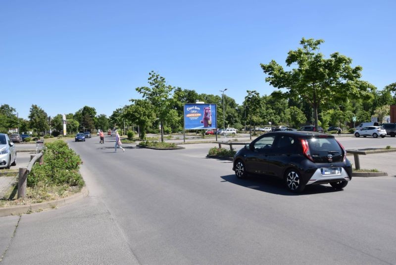 Friedensstr /Kaufland/geg. Einfahrt (Sicht Eingang)