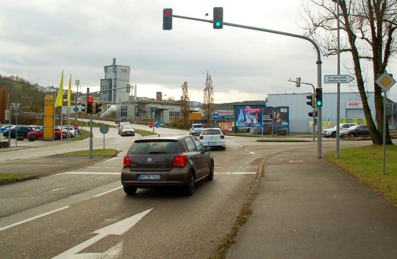 Lorcher Str. 101 /Auer Fruchtsäfte/Zuf B29/Sicht Kreuzung