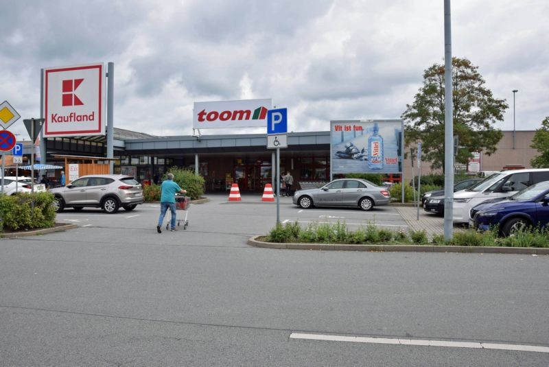 Lohmener Str /Kaufland/Eingang/Sicht Einfahrt