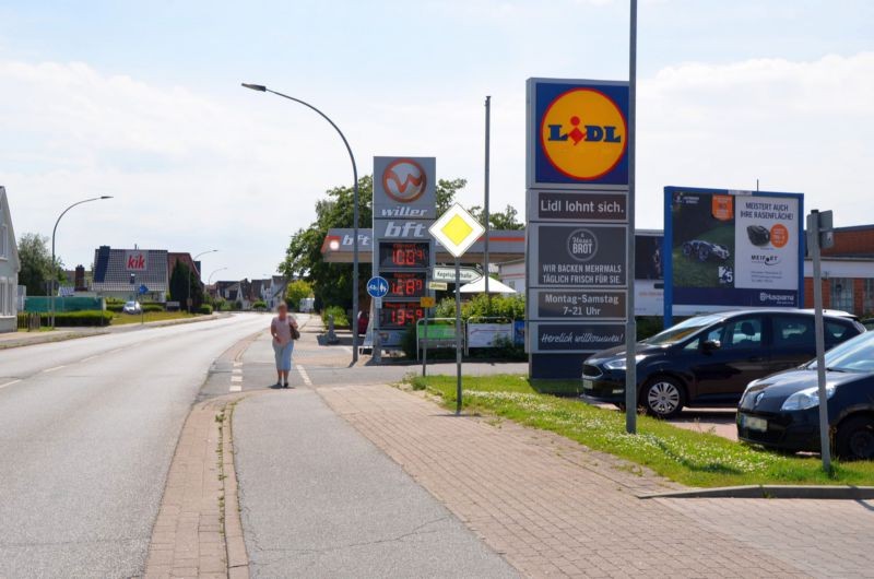 Hafenstr. 16 /Lidl/geg. Eing/Sicht Markt (quer zur B 5)