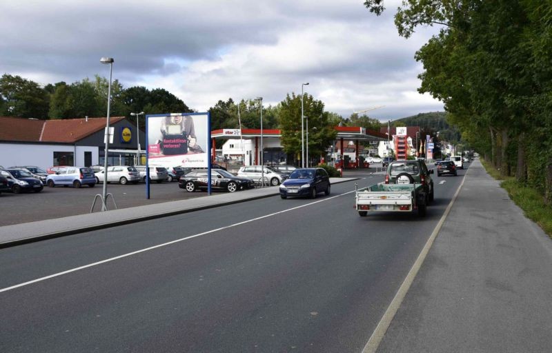 Mendener Str. 46 /Lidl/Sicht Einfahrt (quer zur B 7)