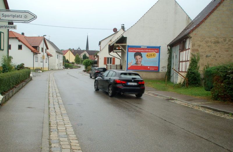 Eyacher Str. 23/quer am Giebel  (Felldorf)