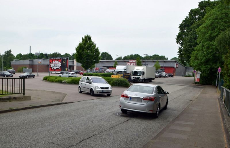 An der Ost-West-Brücke 3 /Rewe+Lidl/Einfahrt (Sicht Str)