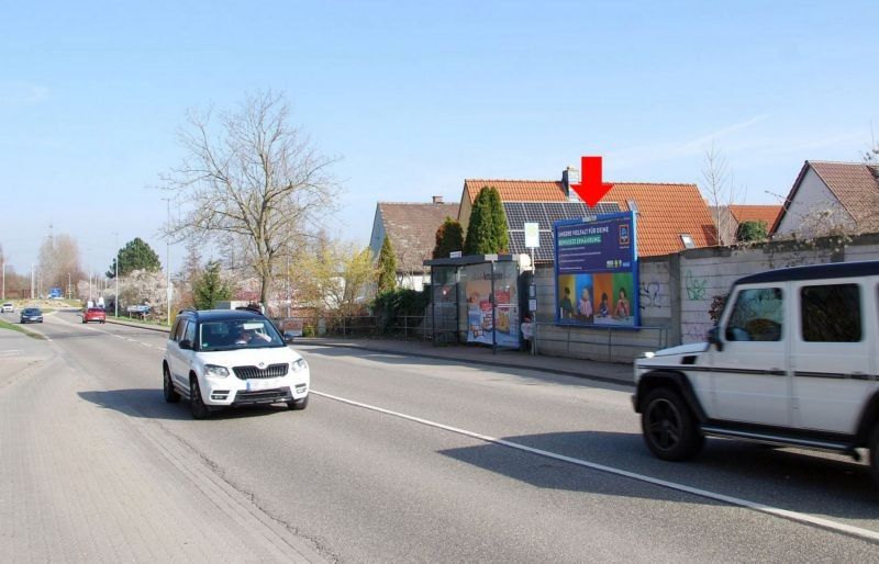 Ludwigshafener Str/Ecke Goethestr. 2/Zuf Aldi+Lidl (bei Hts)