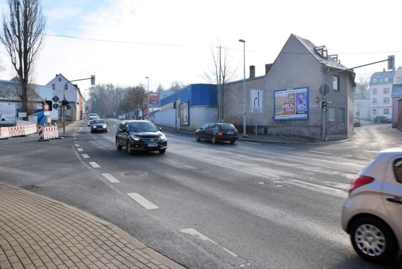 Lengenfelder Str/B 94/Plauensche Str. 3/Zufahrt Rewe (rts)