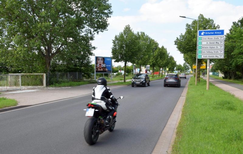 Alfred-Ley-Str. 12 /Kaufland/Zufahrt/Sicht Ichtershäuser Str