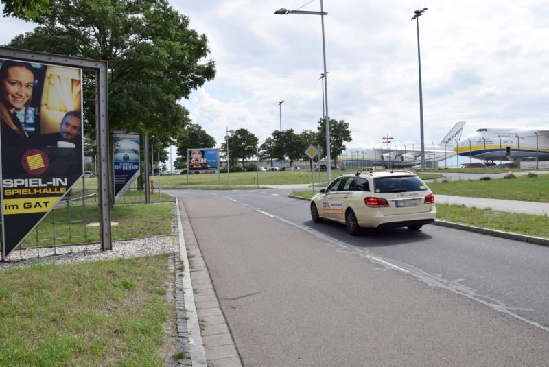 Flughafen Leipzig/Terminalring/Ausfahrt (quer)