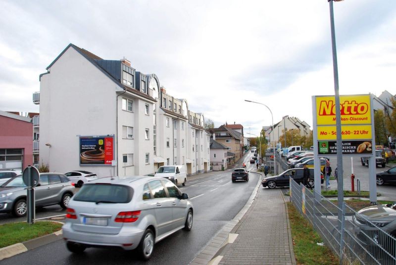 Berliner Str. 8/Mainzer Str/geg. Netto (quer am Giebel)