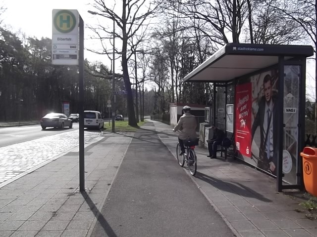 Gebersdorfer Str. - Bibertstr. Ri.Stein WHU