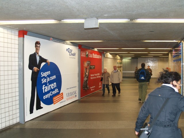 U-Bahnhof Plärrer/Ausgang Marktkauf