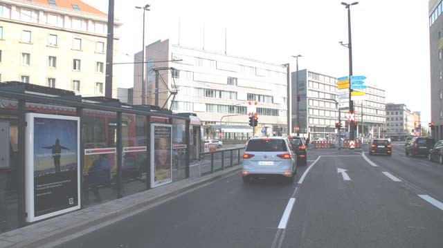 Bahnhofstr./Hauptbahnhof gegen Post *