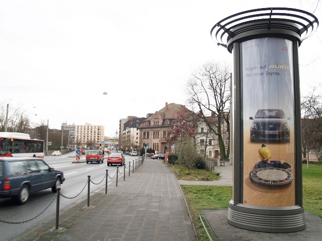 Prateranlage - Straßenbahnschleife Säule