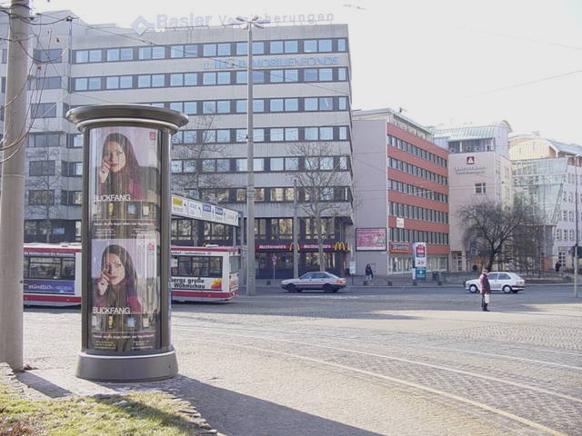 Am Plärrer - Straßenbahnschleife Säule