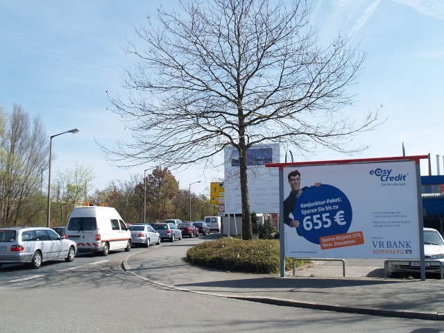 Frankenschnellweg - Ri.Schwabacher Str.rechts