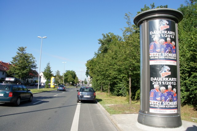 Rothenburger Str. geg. Nr. 209  U-Bhf Sündersbühl Säule