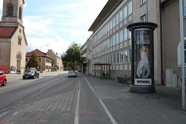 Ludwigstr. 16  Säule  ( Schwabach )