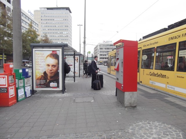 Am Plärrer - Ri. Bahnhof  Standort 1  - außen