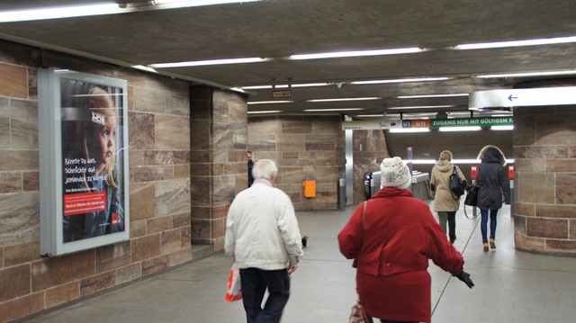 U-Bahnhof Maximilianstr. SW - Ausgang Fahrradstr.