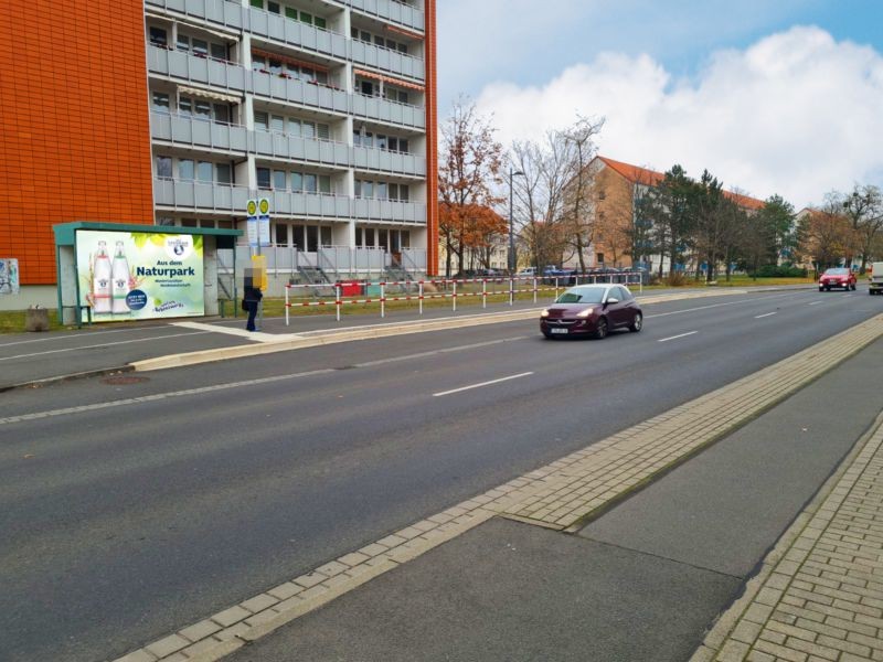 Torgauer Landstr. - Gabelweg rechts am Hochhaus     WH