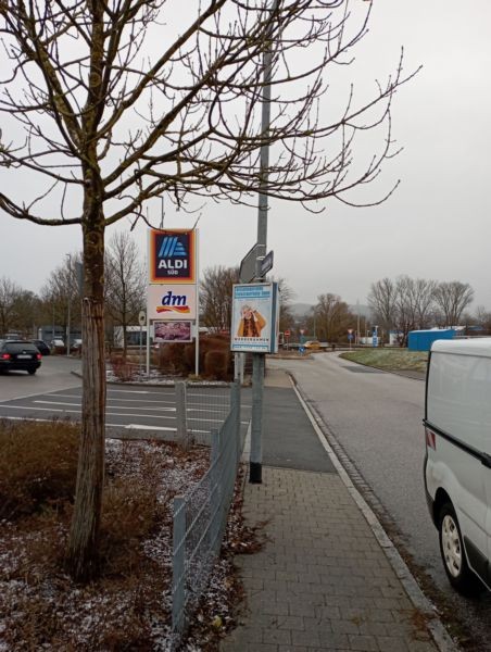 Rammertshofer Weg - Welserstr. bei ALDI Ausfahrt