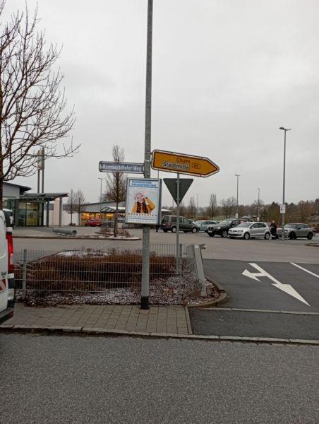 Rammertshofer Weg - Welserstr. bei ALDI Ausfahrt