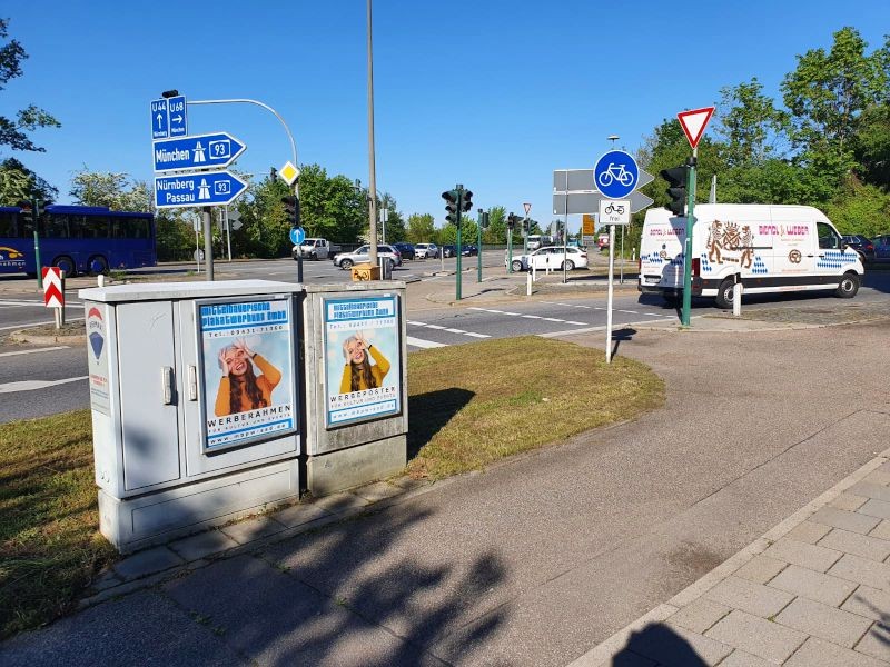 Frankenstraße BAB Ab-/Auffahrt Regensburg-Pfaffenstein Gehwe