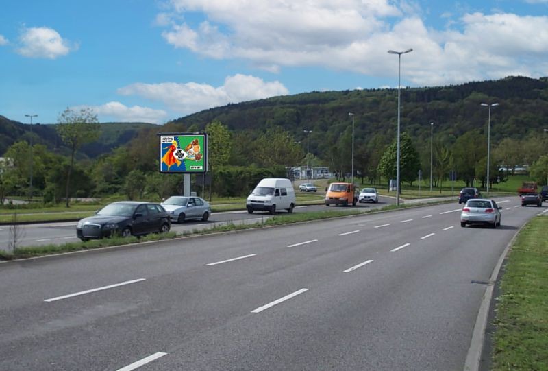 B 49/51 Konrad-Adenauer-Brücke nh aw/Einfahrt Mc-Donalds