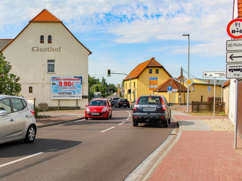 Dessauer Str (L 141)/Hauptstr Gaststätte quer