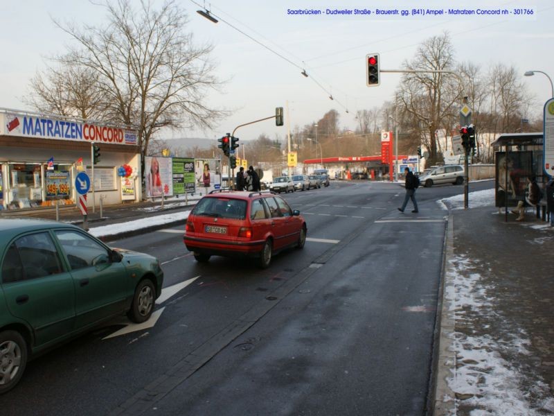 Dudweilerstr /Brauer Str gg (B 41) Ampel - Matratzen Concord nh  /V