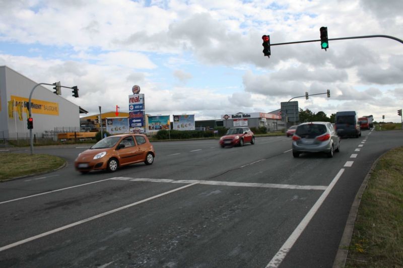 (B 96) / Gingster Chaussee / Industriestr. 12 li.