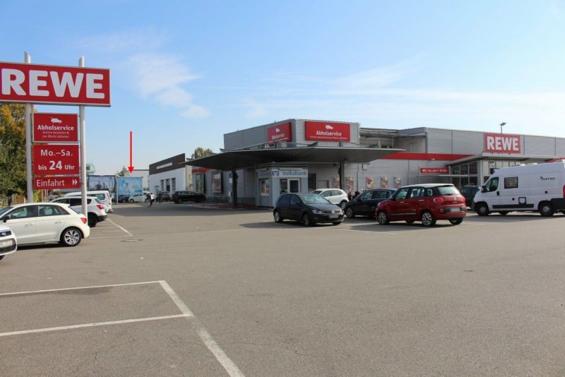 Schwetzinger Str.  / Eichelweg / Si. Einf. Rewe