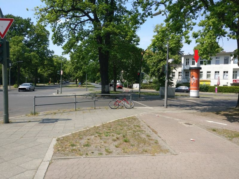 Klinkeplatz, Schönwalder Allee vor Hohenzollernring 117