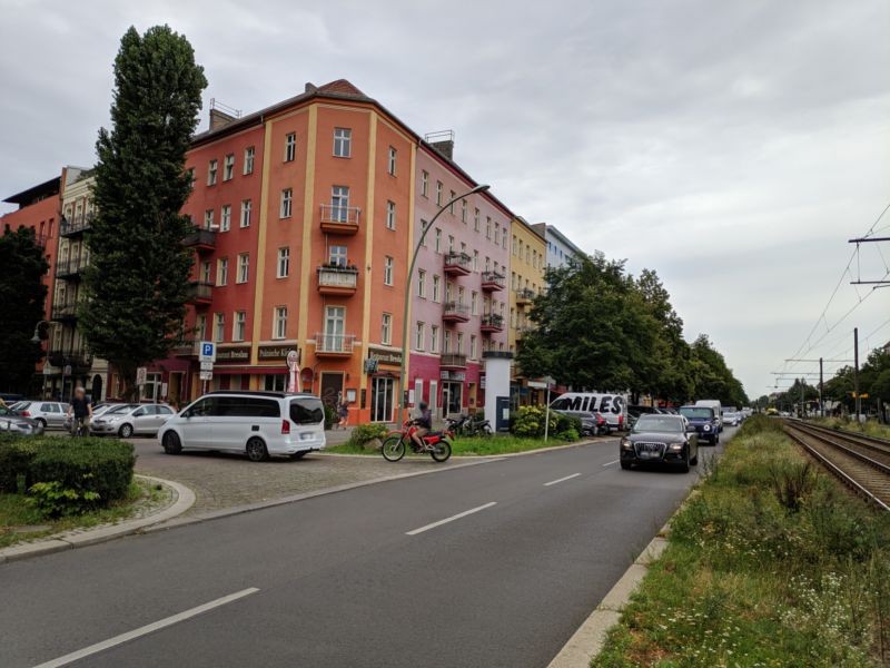 Prenzlauer Allee 206 vor Sredzkistr.